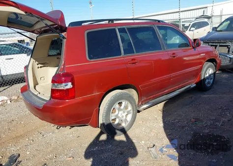 2001 Toyota Highlander V6 z USA, uszkodzony, nr VIN JTEGF21A310014603